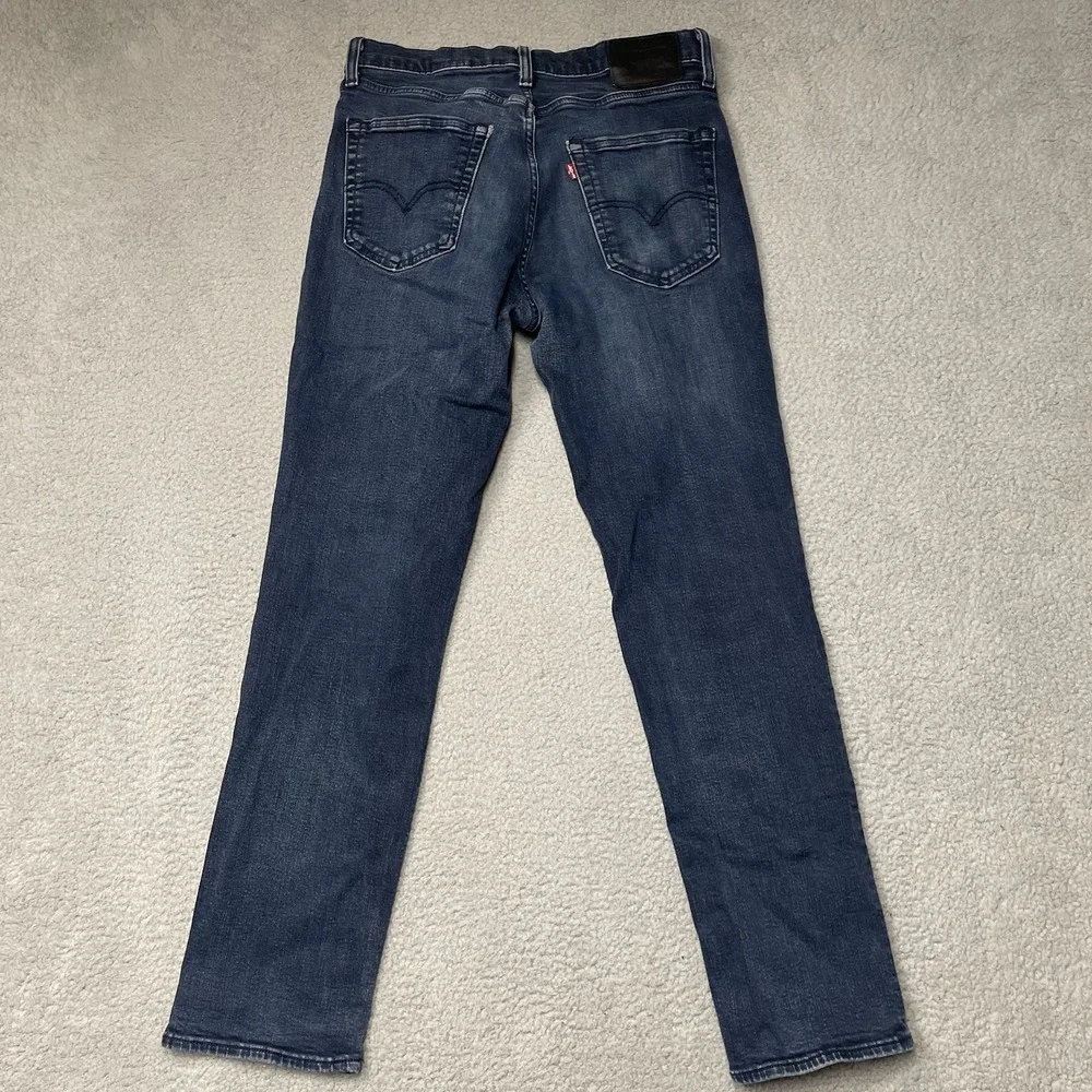 Levi's Premium 541 Jeans Big E Mens 32x32 Dark Wash Blue Athletic Taper Denim